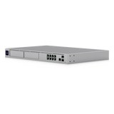 UDM-PRO-MAX - Cloud Gateway 10G / Rack 1U / 8x 1 GbE + 1x 2.5 GbE + 2x 10G SFP+ / IDS/IPS 5 Gbps / 2000 Clientes / 2 Bahías HDD 3.5" RAID 1 / SSD 128 GB