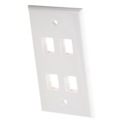 LP-FP-19 - Linkedpro By Epcom Placa de Pared / 4 Puertos Keystone / Montaje Vertical LP-FP-19