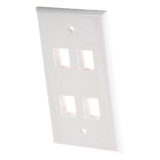 LP-FP-19 - Linkedpro By Epcom Placa de Pared / 4 Puertos Keystone / Montaje Vertical LP-FP-19