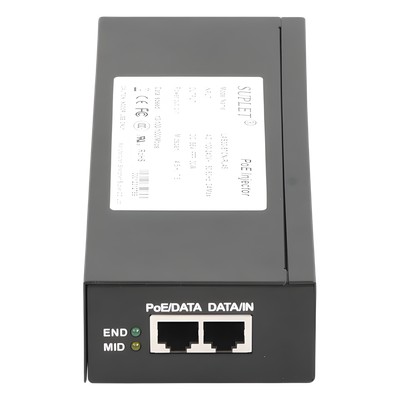 LAS30-57CN-RJ45 - Hikvision Inyector PoE / 56 Vcc / 30 Watts LAS30-57CN-RJ45