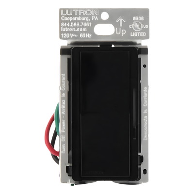 DVRF6LBL - Lutron Caseta Wireless Atenuador Inteligente de Pared / Control Deslizante / 150 W LED/CFL