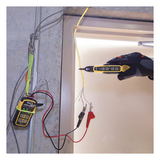 VDV500-123 - Sonda para trazado de cables / Punta conductora reemplazable / LED integrado / Conector 3.5 mm / Bloque de terminales / Apagado automático