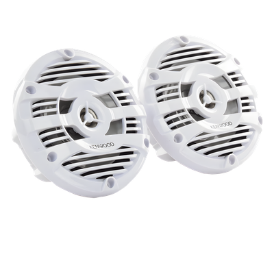 KFC-1653MRW - Par de altavoces fabricados en grado marinos en color blanco de 6.5" potencia máxima de 150 W