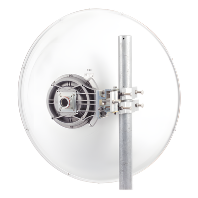 JRC32DMCB5X - Antena Direccional de Alto Rendimiento/ Parábola profunda para mayor aislamiento al ruido/ Conector guía de onda para radio C5x y B5x / 3 ft / 4.9 a 6