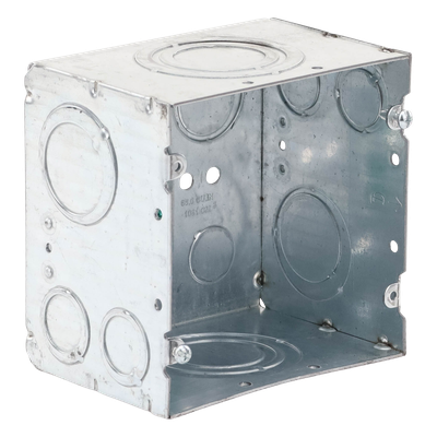 HUB260 - Raco Caja de Conexión Cuadrada / Acero Soldado / 4.69 x 4.69 in HUB260