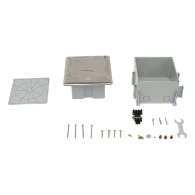 TH-MCRA - Caja de Piso / IP66 Cerrada / 120 kg Carga / 17.4x14.3x8 cm / Aluminio / TIA/EIA