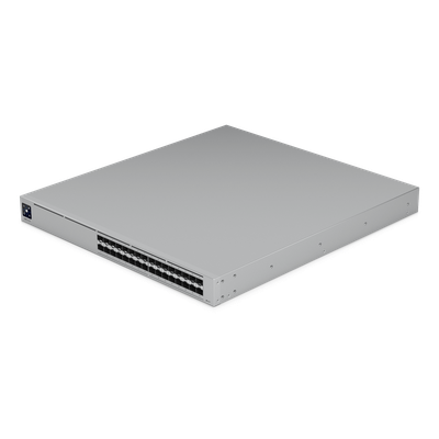 USW-PRO-XG-AGGREGATION - Switch de Agregación 25G / 32 Puertos SFP28 / Capacidad 1.6 Tbps / Layer 3 / Rack 1U / Pantalla Táctil 1.3"