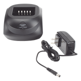 TX-KSC32 - Cargador de Escritorio / Carga Rápida / Radios Kenwood NX5000 NX410 TK-2180/3180 / Baterías KNB-L2M a KNB-50NC / Operación -20°C a 45°C (-4°F a 113°F) / LED Multicolor