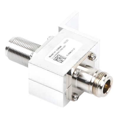 IS-B50LN-C2 - Protector Coaxial RF / 125-1000 MHz / 50 Ω / Conectores N Hembra / Bloqueo DC / 40 kA
