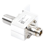 IS-B50LN-C2 - Protector Coaxial RF / 125-1000 MHz / 50 Ω / Conectores N Hembra / Bloqueo DC / 40 kA