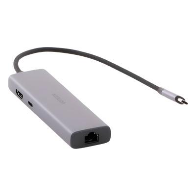 15598 - Ugreen 15598 hub de interfaz USB 3.2 Gen 1 (3.1 Gen 1) Type-C 5000 Mbit/s Plata