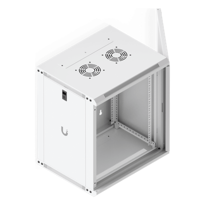 UACC-RACK-12U-WALL-450-P - Gabinete Rack 12U / 550x450 mm / Montaje Pared / Puerta Perforada / 2 pies (635 mm) Alto