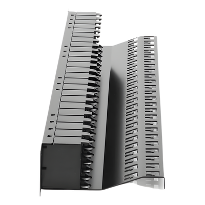 Z6-PNL-U48K - Patch Panel UTP / 48 Puertos Cat 6 / Plano 1UR / 19" Rack / Acero Negro / 4.3 x 19 x 1.7 in