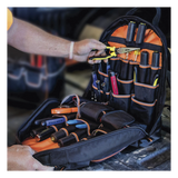 55475 - Klein Tools Mochila para Herramientas / 35 Bolsillos / Tela Balística 1680D 55475