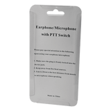 TXEHK - Micrófono-Audífono Profesional / Gancho Ajustable Tipo G / PTT de Solapa / Compatible Kenwood y TXPRO / Cable Kevlar Reforzado