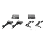 TT223 - Kit Extensor HDMI para distancias de 70 metros / Soporta resoluciones 720 y 1080P @ 60 Hz / Cat 6, 6a y 7 / Cero Latencia / Uso 24/7 / HDR10 / Salida Loop /  Configuración EDID / Soporta control remoto del equipo fuente / Salida de audio de 3.5mm