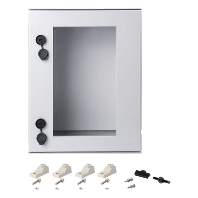 PST-4050-20PT - Precision Gabinete de Poliéster IP65 / Puerta Transparente / 400 x 500 x 200 mm PST-4050-20PT
