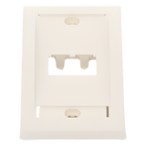 CFPE2IWY - Placa de Pared Vertical PANDUIT CFPE2IWY / 2 Puerto Mini-com / Blanco Hueso / Etiquetas
