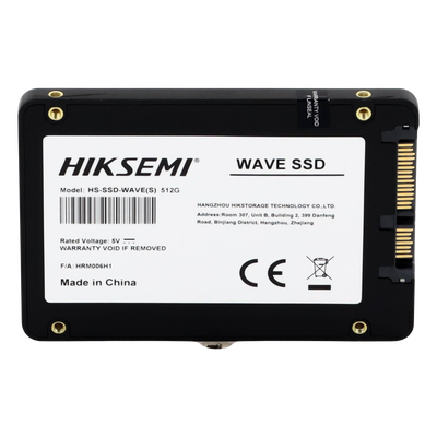 HS-SSD-WAVE(S)/512G - Unidad de Estado Solido (SSD) Hiksemi, 512GB, 2.5 Pulgadas, SATA Iii, Lectura 530MBS, Escritura 450 Mbs