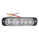 SP6A - Signalpro Luz Auxiliar LED / 6 LED Alta Potencia / Perfil Bajo 9 mm SP6A