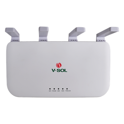 HG325-AX - ONU DualMode / Wi-Fi 6 / 4 Puertos Gigabit / 1 Puerto FXS / 1 Puerto PON SC/UPC / USB / 0.82 × 0.48 × 0.12 pies