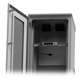 LP-FORTE-16U-BAT - Linkedpro By Epcom Gabinete de Piso Exterior / Rack 19" 16 U / Ventiladores con Termostato