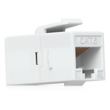 UACC-KEYSTONE-COUPLER-C6 - Acoplador Keystone / Cat6 Pass-Through / 10 Gbps / PoE / Snap-In / Paquete 12 Unidades