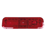 X67R - Barra de luces LED de 47" con 86 LED de alta potencia, color rojo, ideal para equipar ambulancias y unidades de bomberos