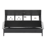 THMC-HBOX - Caja Hub de Escritorio / 2 Contactos Universales / HDMI + RJ45 Cat6 / 2 USB Carga / Cable 1.80 m (5.9 ft) / IP20