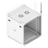 UACC-RACK-12U-WALL-600-G - Gabinete Rack 12U / Montaje en Pared / 4 Postes / Vidrio Templado / Carga 80 kg (176 lb) / 598 × 600 mm