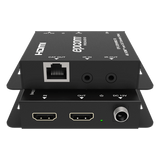 EPC-ED9100R2 - Kit Extensor HDMI | 4K30 hasta 100m | Cat6 | Transmisión sin Compresión | Soporta PoC Bidireccional | EDID y Audio 5.1CH