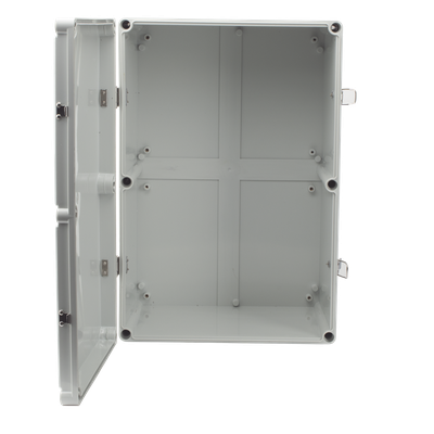 TXG-02-35JK - Gabinete Plástico para Exterior / IP65 / 560 x 380 x 265 mm / ABS / -20 a 60°C / Cierre por Broche
