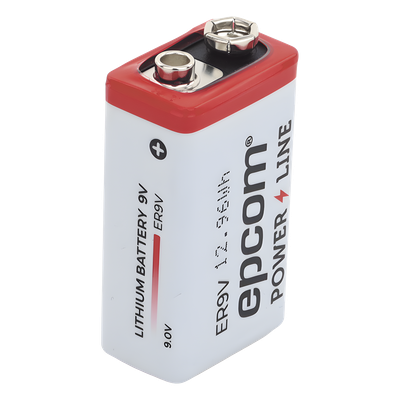 ER-9V - Epcom Powerline Batería de Litio 9V / 1200 mAh / Cloruro de Tionilo ER-9V