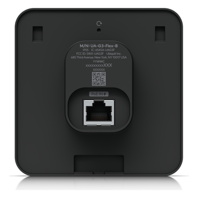 UA-G3-FLEX-B - Lector de Acceso IP / Teclado Capacitivo 12 Botones / NFC 13.56 MHz / BLE 4.1 / PoE / IP55
