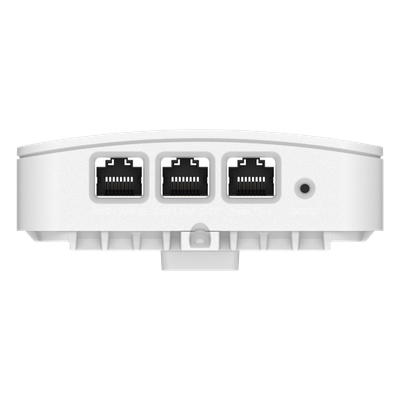 XV2-22H0A00-RW - Punto de Acceso Wi-Fi 6 / Diseño para Pared / 3 Puertos Gigabit / PoE Passthrough / Doble Banda 2.4 y 5 GHz / Hasta 2.5 Gbps / Radio IoT Integrado