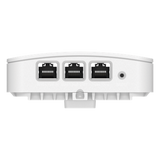 XV2-22H0A00-RW - Punto de Acceso Wi-Fi 6 / Diseño para Pared / 3 Puertos Gigabit / PoE Passthrough / Doble Banda 2.4 y 5 GHz / Hasta 2.5 Gbps / Radio IoT Integrado
