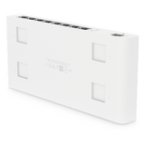 UISP-S - Switch PoE Pasivo / 8 Puertos GbE / 1 Puerto SFP / 110 W (27 V) / 30 W por Puerto / Aislamiento de Puertos / DHCP Snooping