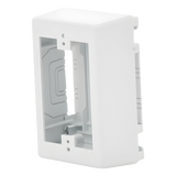 JBX3510WH-A - Caja de Pared Superficial, Uso Universal con Placas de Pared, con Cinta Adhesiva, Color Blanco