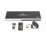 TT-414-V2.0 - MATRICIAL 4 x 4 / 4 Entradas y 4 Salidas en HDMI /  4K × 2K @ 60Hz / 18Gbps / HDMI 2.0 / HDCP 2.2 / 3D / Conmutación por Botón, RS232 o Control Remoto / IDEAL PARA CENTROS DE MONITOREO, COMPARACION Y ANALISIS.