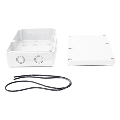 TXG-01-11 - Gabinete Plástico para Exterior / IP65 / 180 x 125 x 57 mm / 16 Entradas de Cableado / -20 a 60 °C / ABS
