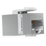 UACC-KEYSTONE-COUPLER-C6A - Acoplador Keystone / Cat6A Pasante / 10 Gbps / PoE / Snap-In / Paquete 12 Piezas