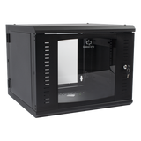 SR-1909-GAP-V4 - Linkedpro By Epcom Gabinete de Pared Abatible / Rack 19" 9U / Cristal Templado SR-1909-GAP-V4