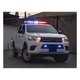 X12-B - Estrobos Ocultos / 6 LED Azul / 12 Patrones / 10-24 VCC / 3.2x1.8 cm