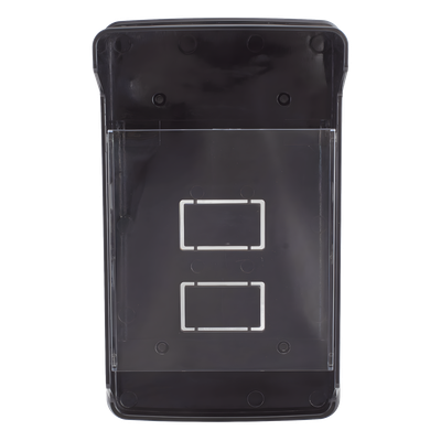 JY-003-B - Carcasa Protectora Universal Color Negro con Tapadera de Acrílico / Medidas 245 × 143 × 83 mm / Compatible con Múltiples Modelos de Control de Acceso
