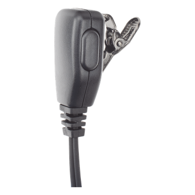 TX-EHM - Micrófono-Audífono / Gancho Ajustable Tipo G / PTT de Solapa / Compatible Motorola, Abell, Hytera