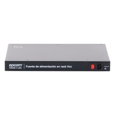 RK-12DC-20A - Epcom Powerline Fuente de Alimentación Rack 19" / 16 Puertos / 12 VDC RK-12DC-20A