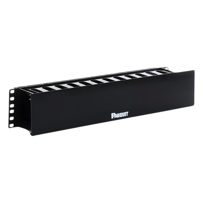 WMPHF2E - Organizador de Cables Horizontal / 2UR / 19in / Frontal con Tapa Extendida / ABS