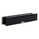 WMPHF2E - Organizador de Cables Horizontal / 2UR / 19in / Frontal con Tapa Extendida / ABS