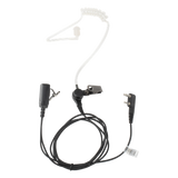 TX-EHKAV2 - Micrófono-Audífono de Tubo Acústico / Grado Médico / PTT de Alta Resistencia / Cable Reforzado con Kevlar / Compatible con Radios KENWOOD y TXPRO