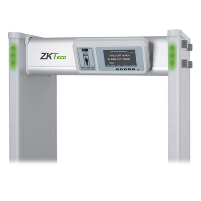 ZKD4330 - Detector de metales de arco / 33 zonas de detección / Pantalla HD 7 pulgadas / Control remoto / 15V 480mA / -20°C a 50°C / 2220 x 930 x 760 mm (7.3 x 3.1 x 2.5 pies)